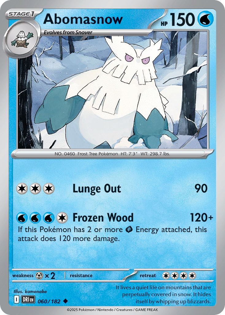 Abomasnow 60 / 182