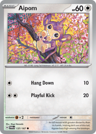 Aipom 137 / 167