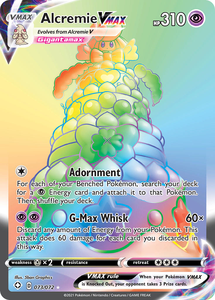 Alcremie VMAX 73 / 72