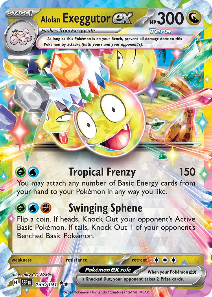 Alolan Exeggutor ex 133 / 191