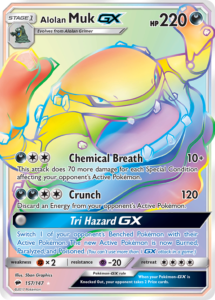 Alolan Muk-GX 157 / 147