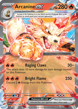 Arcanine ex 32 / 198