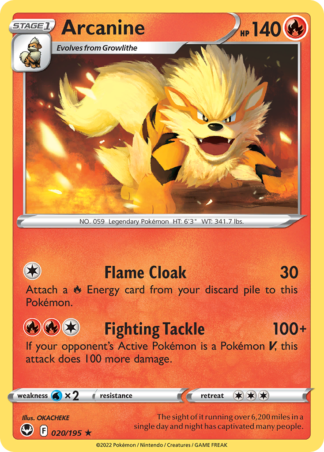 Arcanine 20 / 195