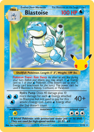 Blastoise 2 / 25