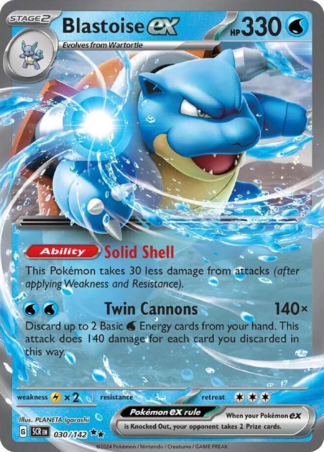 Blastoise ex 30 / 142