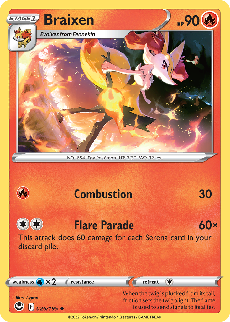 Braixen 26 / 195