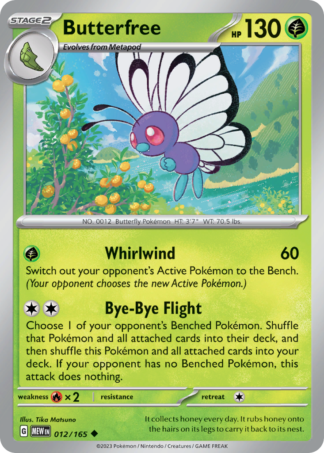 Butterfree 12 / 165