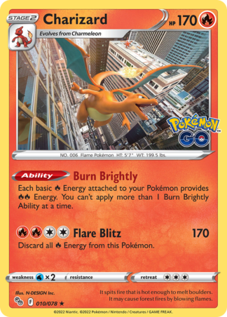 Charizard 10 / 78