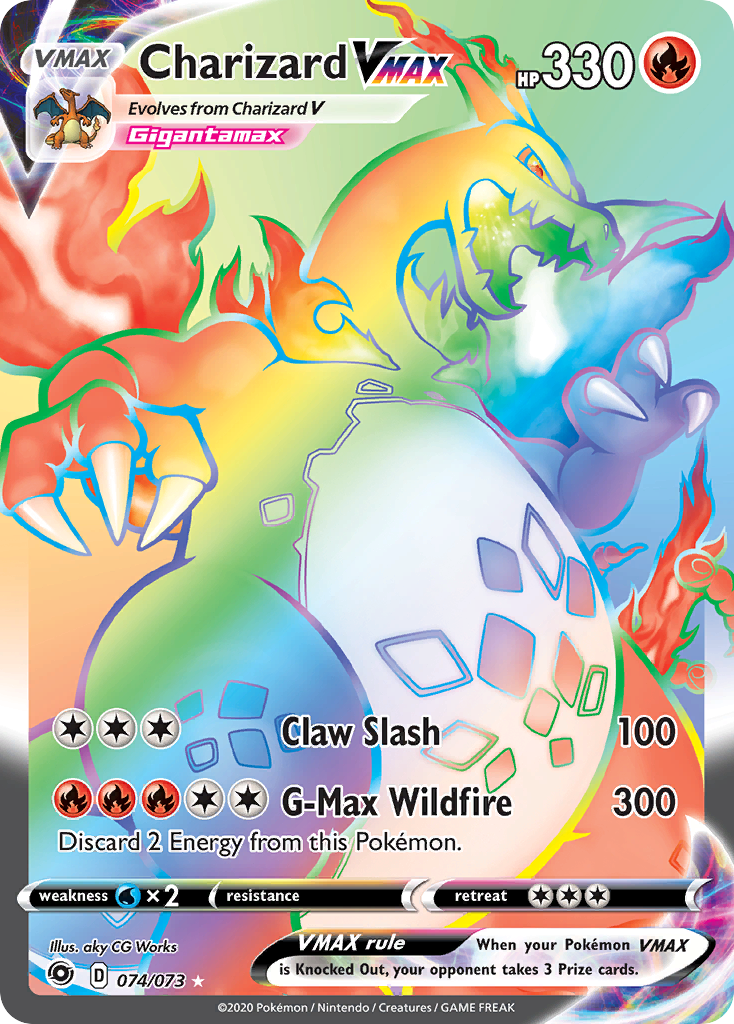 Charizard VMAX 74 / 73