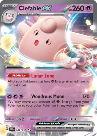 Clefable ex 82 / 197