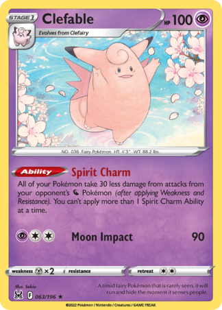 Clefable 63 / 196
