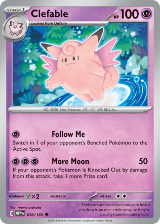 Clefable 36 / 165