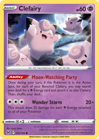 Clefairy 62 / 196