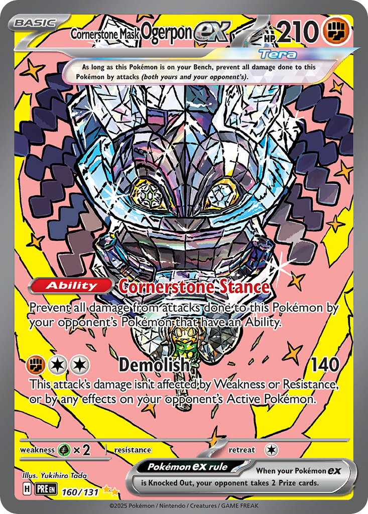 Cornerstone Mask Ogerpon ex 160 / 131