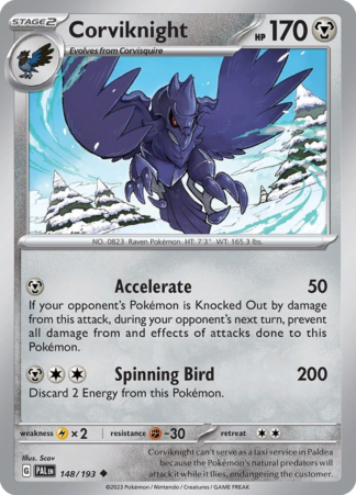 Corviknight 148 / 193