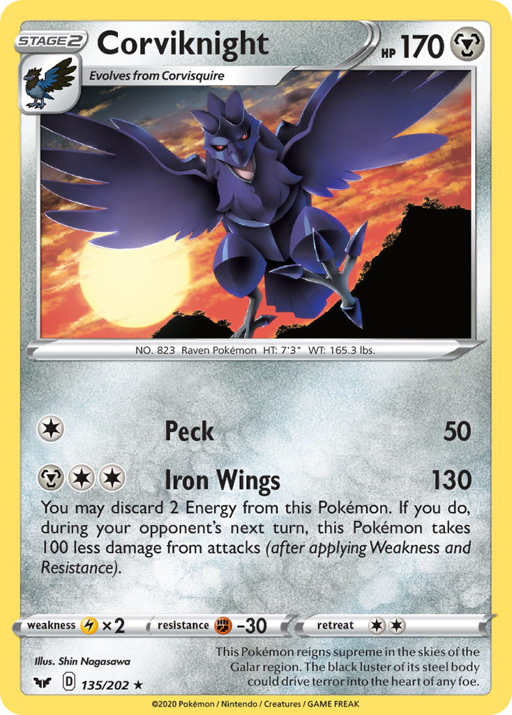 Corviknight 135 / 202