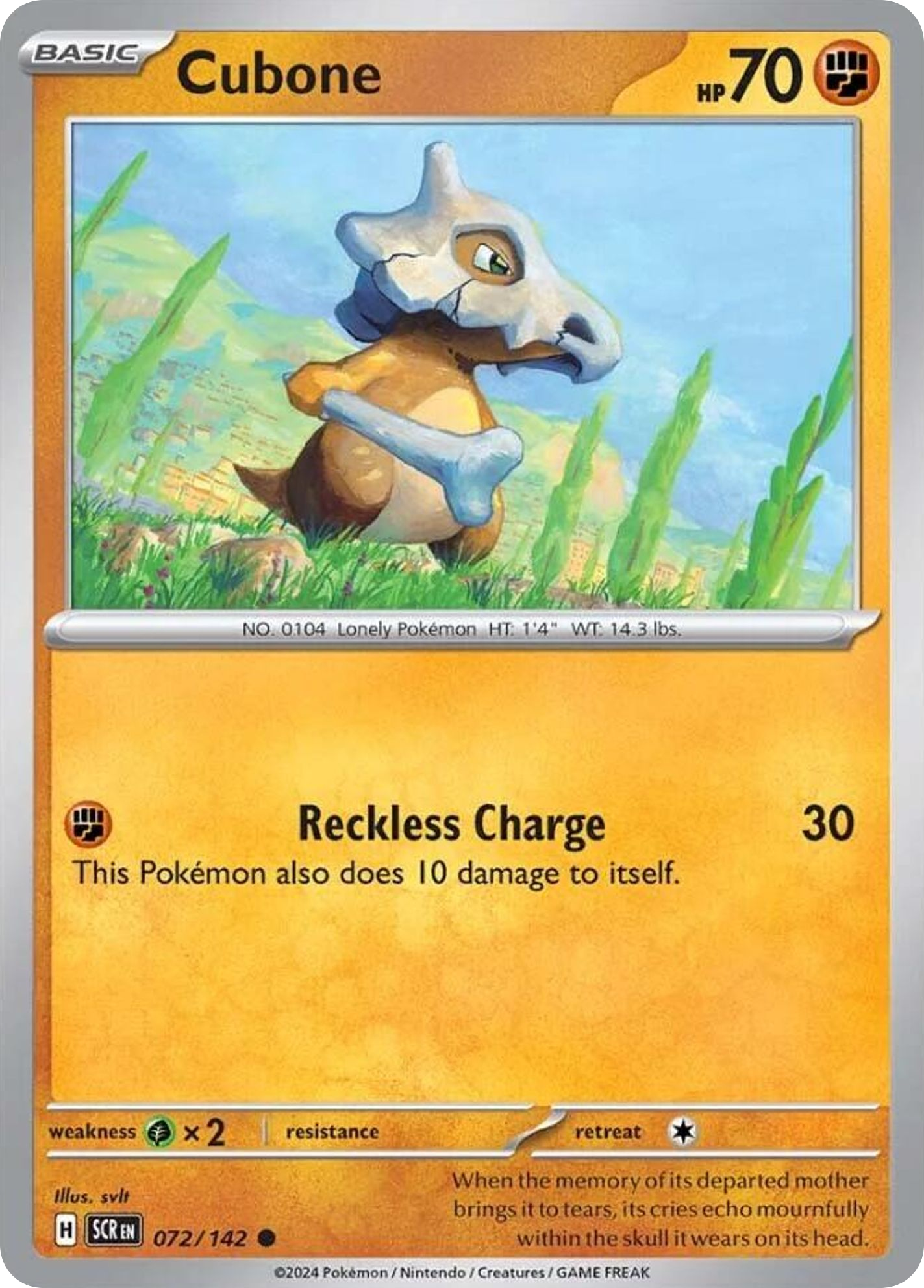 Cubone 72 / 142