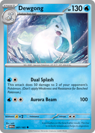 Dewgong 87 / 165