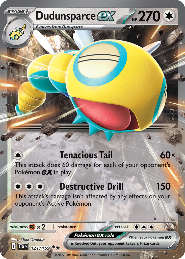 Dudunsparce ex 121 / 159