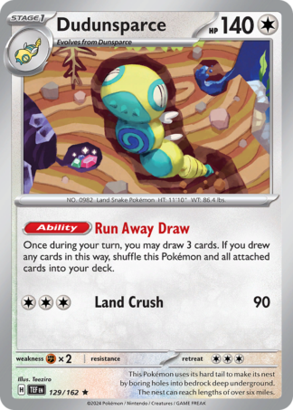 Dudunsparce 129 / 162