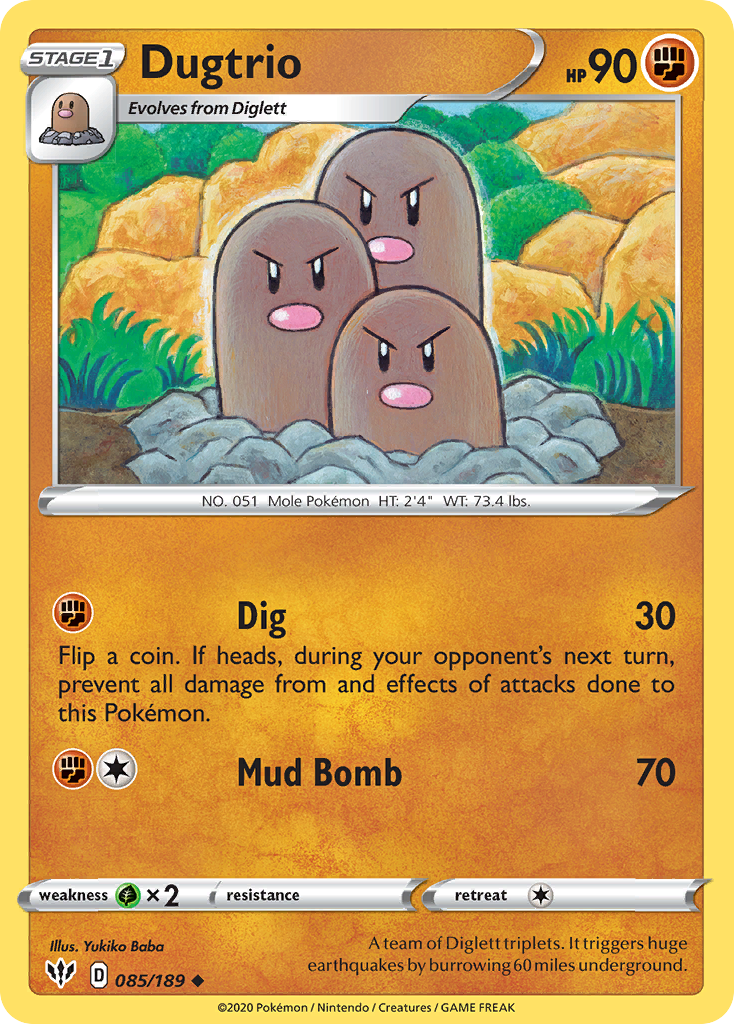 Dugtrio 85 / 189