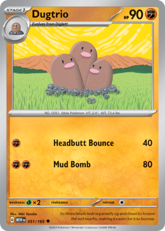 Dugtrio 51 / 165