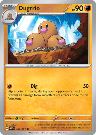 Dugtrio 104 / 197