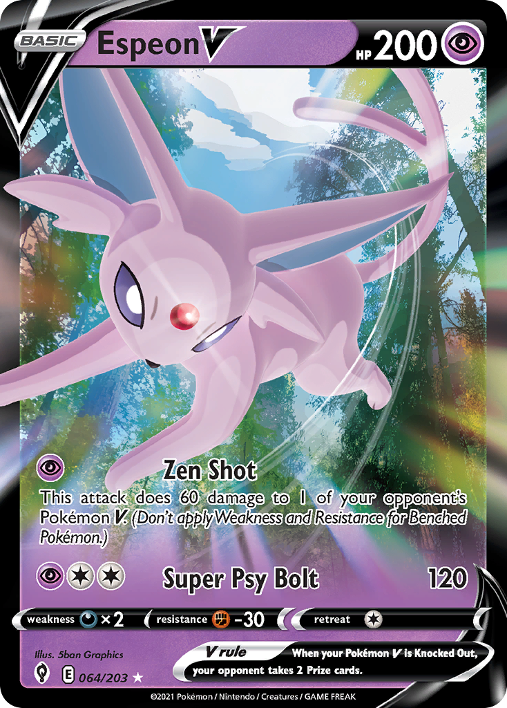 Espeon V 64 / 203