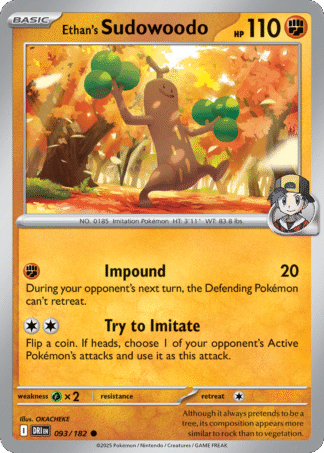 Ethan’s Sudowoodo 93 / 182