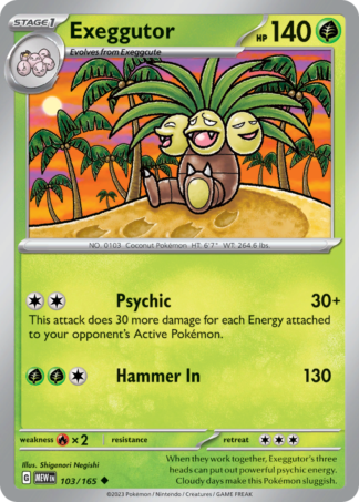 Exeggutor 103 / 165