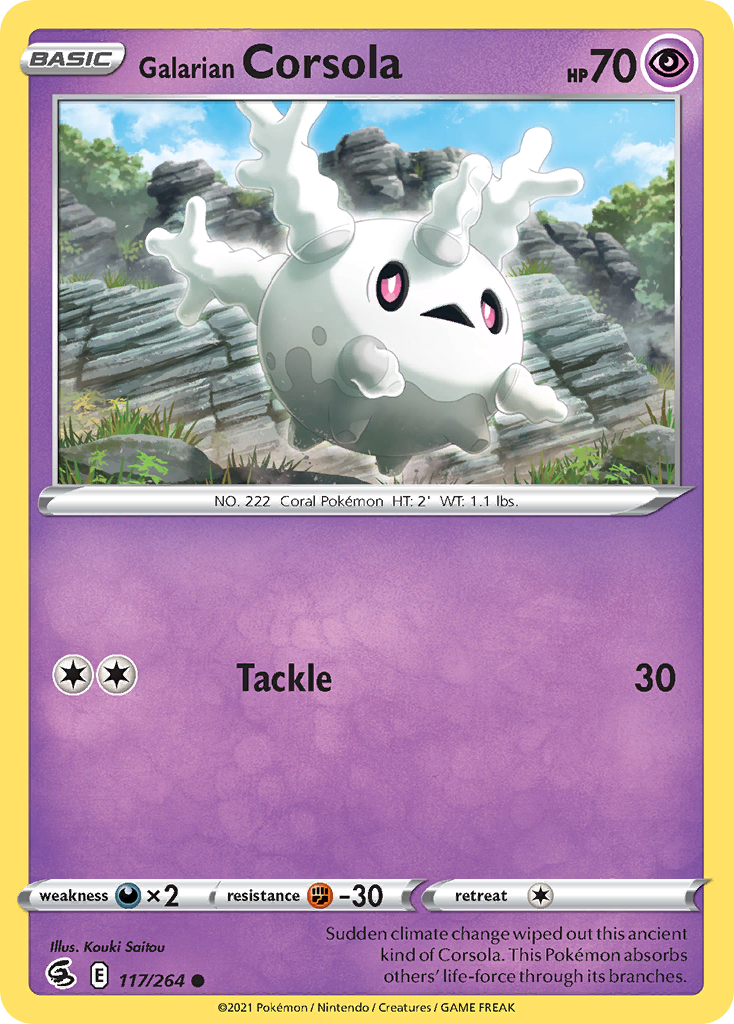 Galarian Corsola 117 / 264