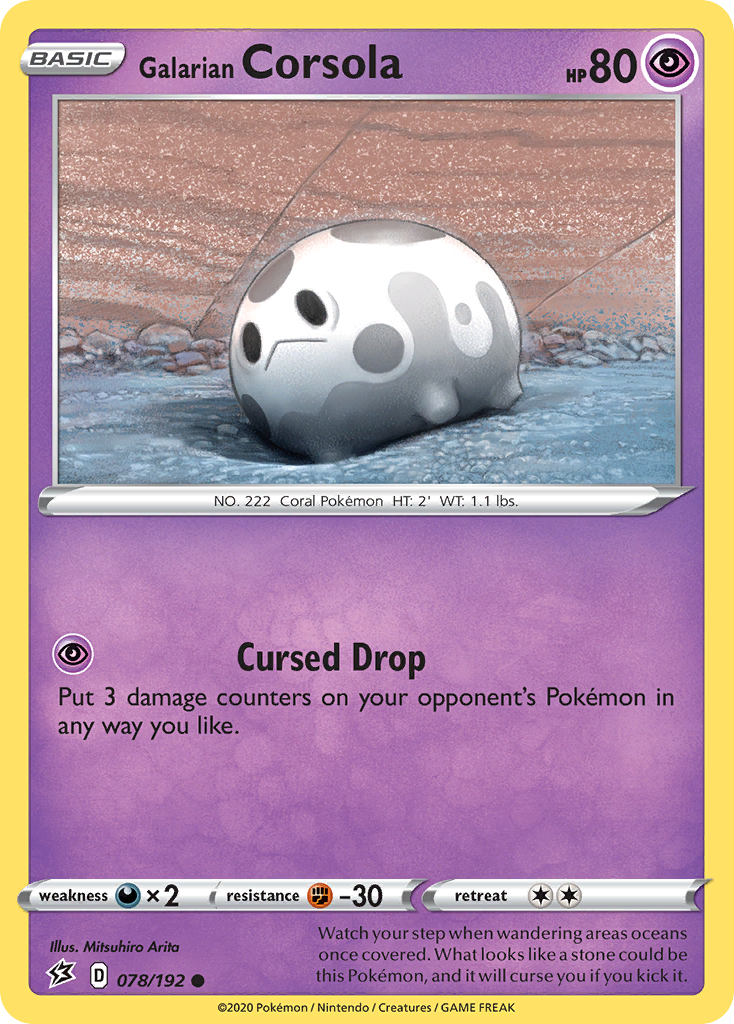 Galarian Corsola 78 / 192