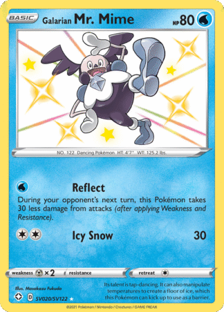 Galarian Mr. Mime SV020 / 72