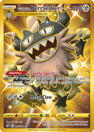 Galarian Perrserker 205 / 192