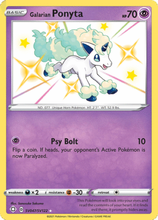 Galarian Ponyta SV047 / 72