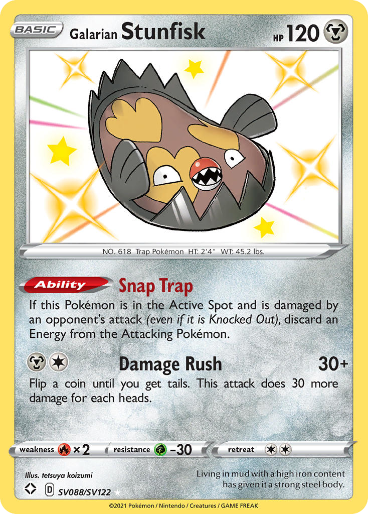 Galarian Stunfisk SV088 / 72