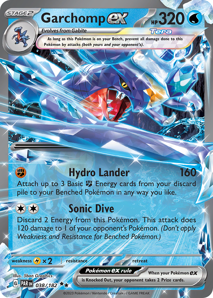 Garchomp ex 38 / 182