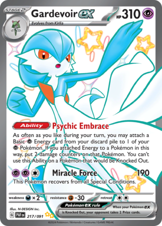 Gardevoir ex 217 / 91