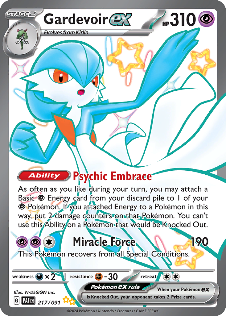 Gardevoir ex 217 / 91