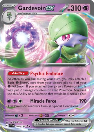 Gardevoir ex 86 / 198