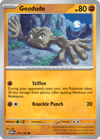 Geodude 74 / 165