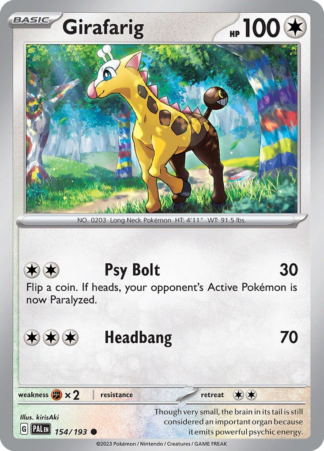 Girafarig 154 / 193