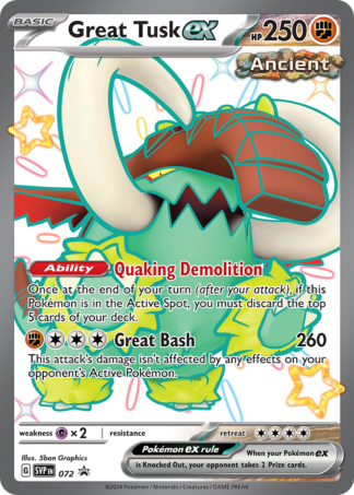 Great Tusk ex 72 / 150