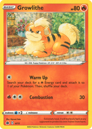 Growlithe 4 / 15