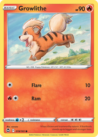 Growlithe 19 / 195