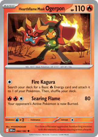 Hearthflame Mask Ogerpon 44 / 182