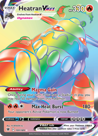 Heatran VMAX 191 / 189