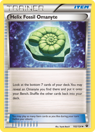 Helix Fossil Omanyte 102 / 124