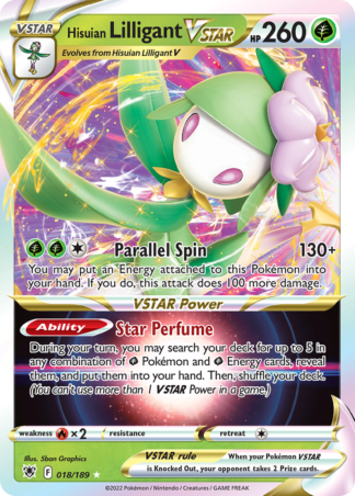 Hisuian Lilligant VSTAR 18 / 189