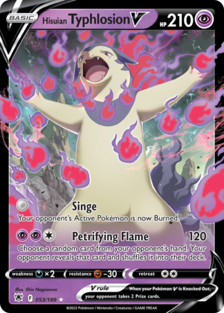Hisuian Typhlosion V 53 / 189